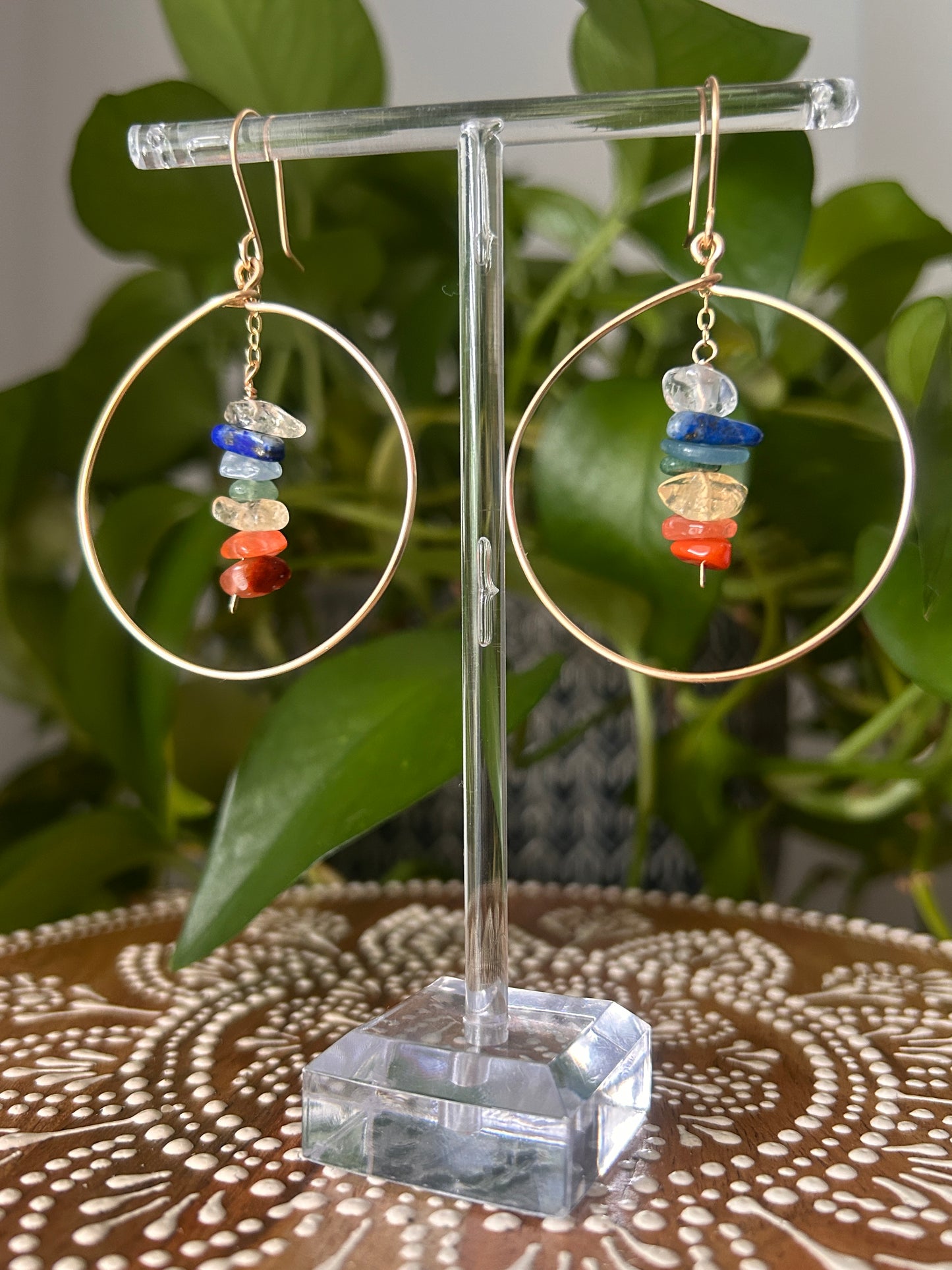 Seven Chakras Hoops
