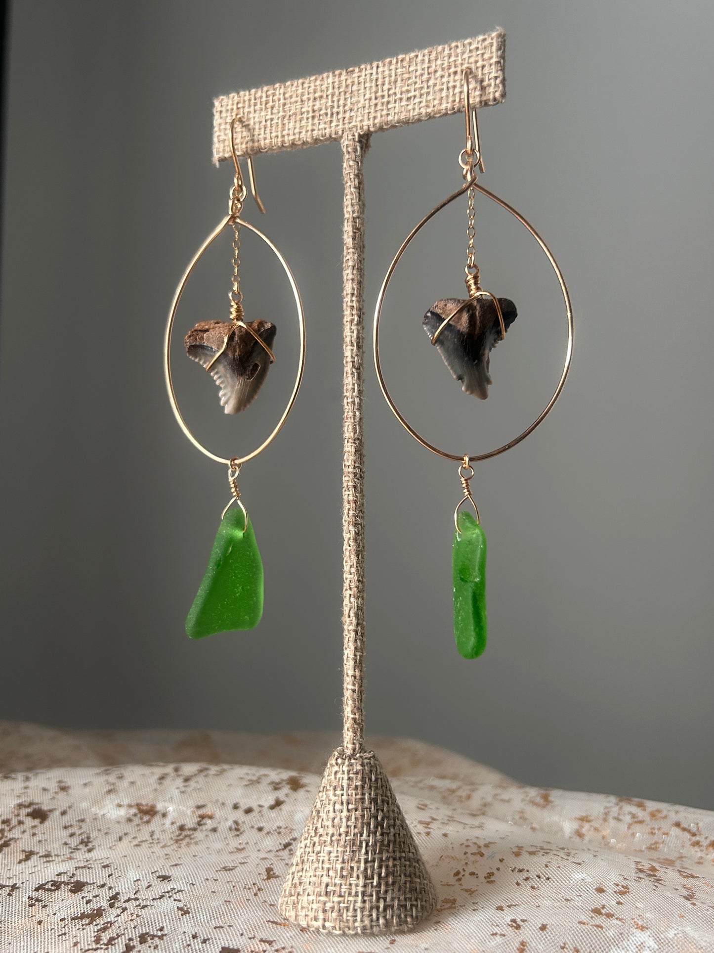 Sirena Verde Hoops